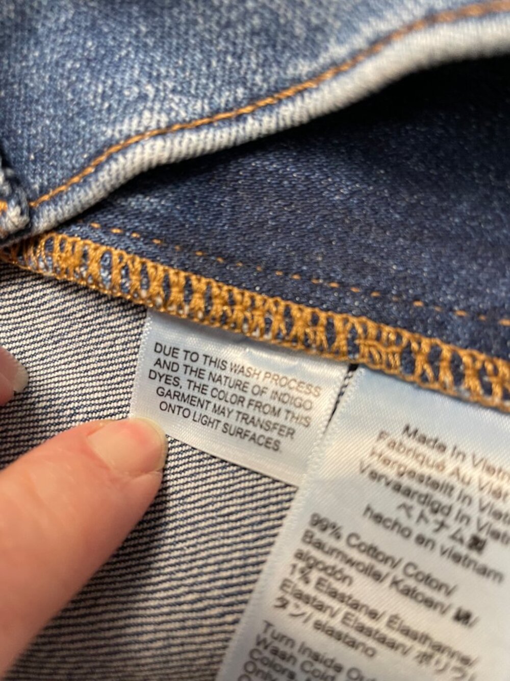 J. crew blue denim skirt size 12 - Picture 5 of 6